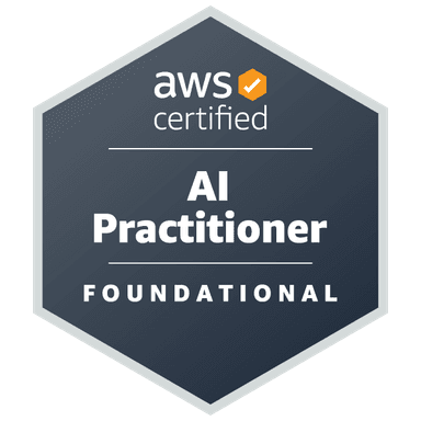 AWS Certified AI Practitioner - Amazon Web Services badge
